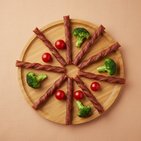 狗狗肉条木盘展示