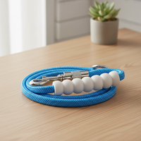 天蓝色牵引绳生活场景